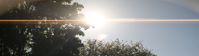 Anamorphic Lens Flare